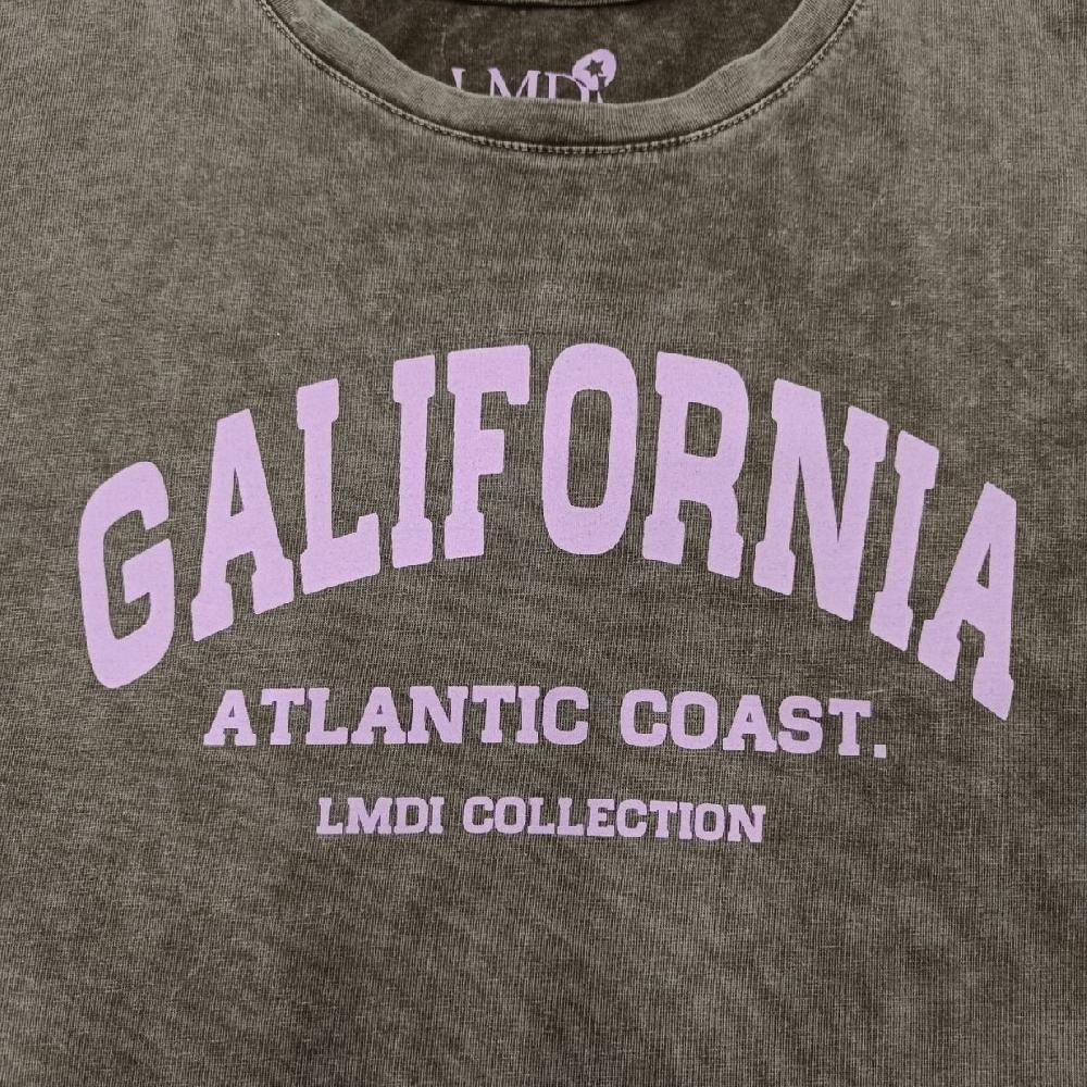 lmdi collection Camiseta “Galifornia Atlantic Coast” LMDI Collection Lila Limitado a 3 días