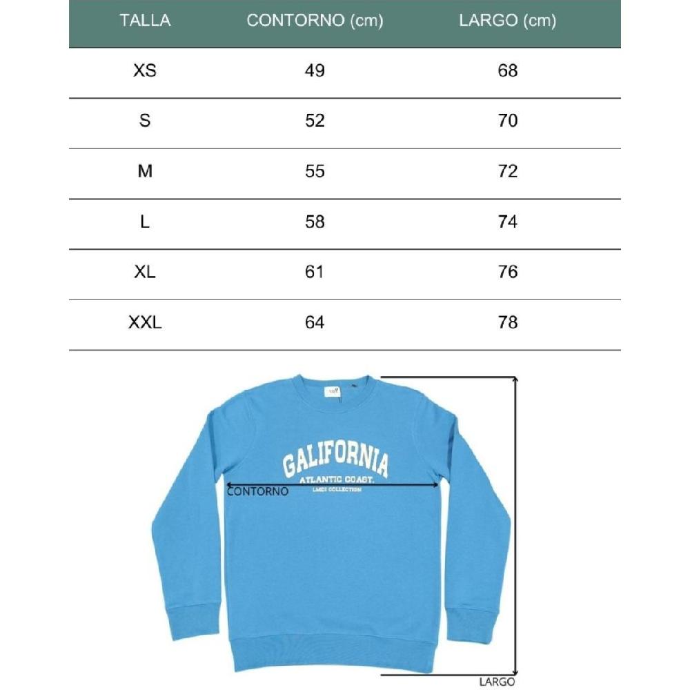 lmdi collection Sudadera Edición Limitada “Galifornia” Unisex Azul Ahorra y exporta