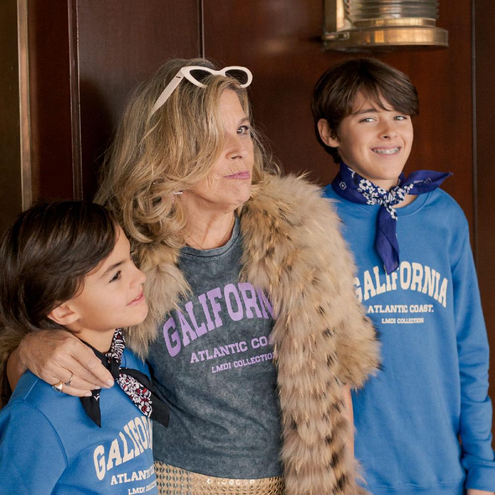 lmdi collection Sudadera Edición Limitada “Galifornia” niño azul Última moda