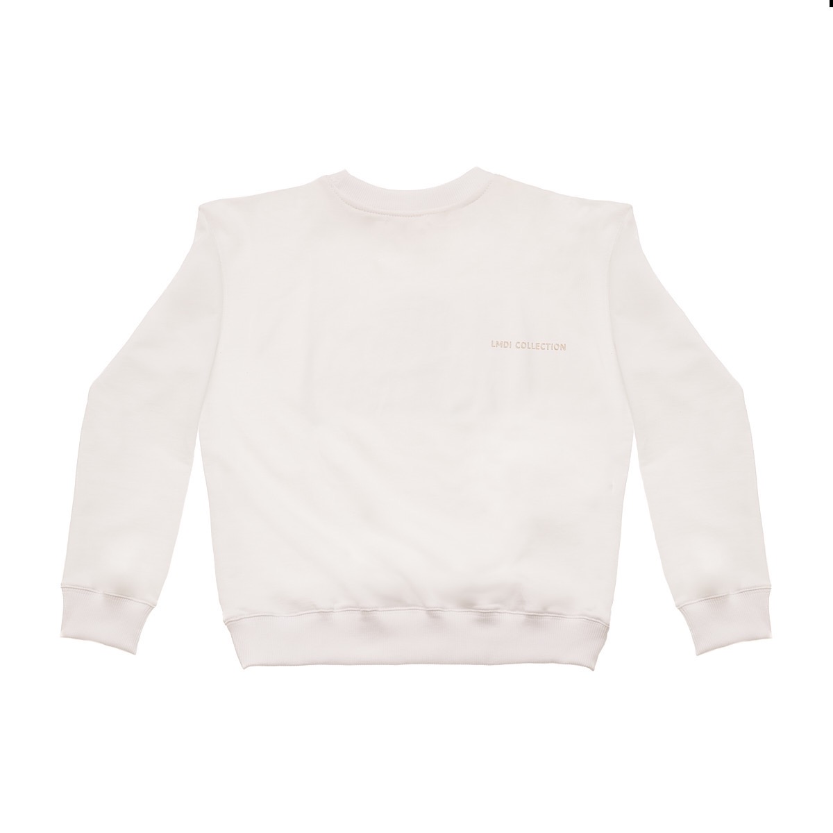 lmdi collection Sudadera A la Fresca Kids color blanco Precio ultrabajo