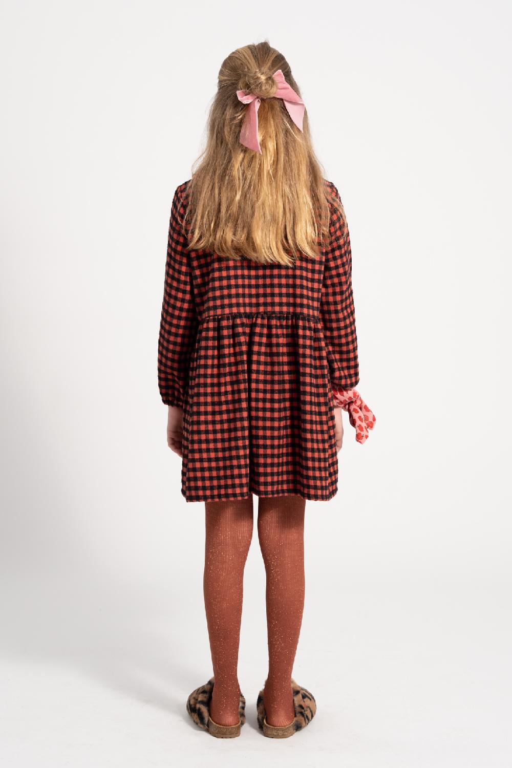 lmdi collection Vestido cuadro vichy rojo&negro Piupiuchick Devoluciones gratuitas