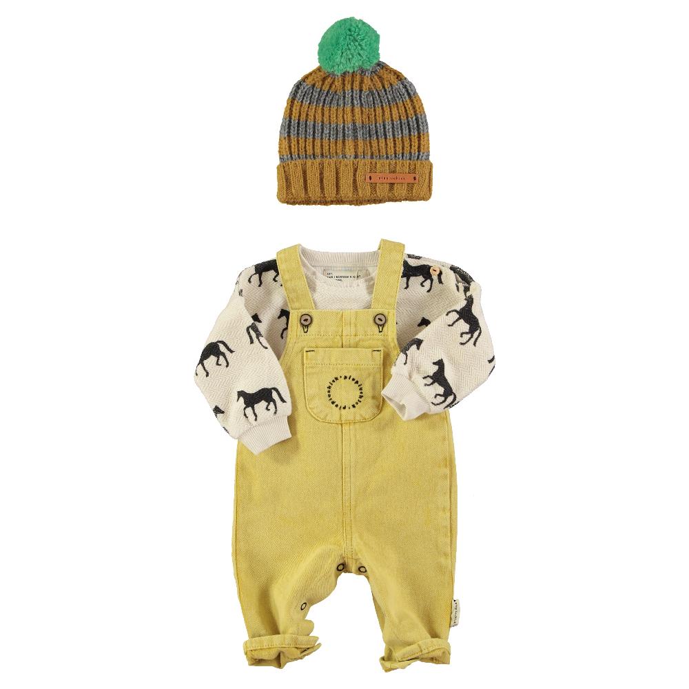 lmdi collection Peto de bebé en color mostaza Piupiuchick ÚLTIMAS EDICIONES