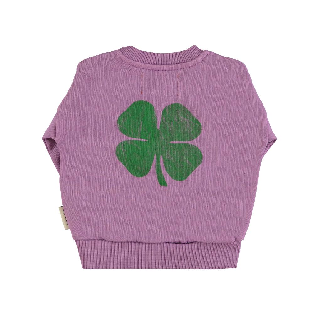 lmdi collection Sudadera de bebé malva “Lucky Luke” Piupiuchick 2025
