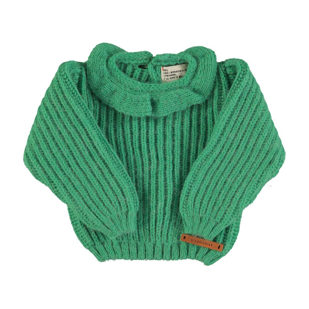 lmdi collection Jersey de bebé verde Piupiuchick Outlet online