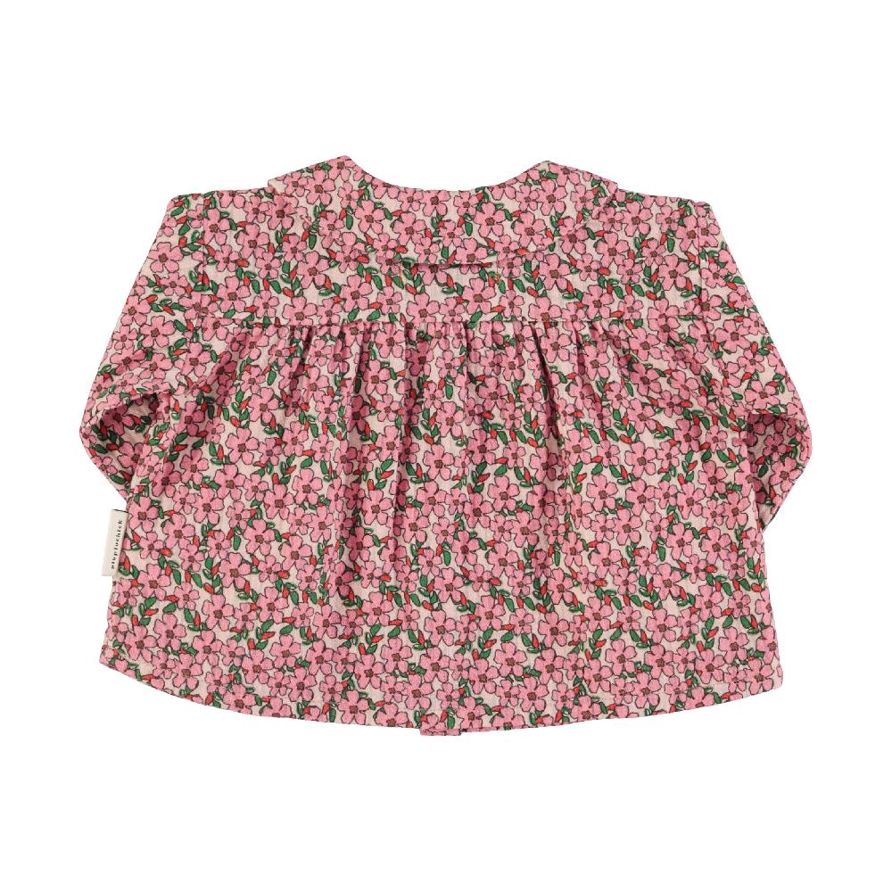 lmdi collection Blusa de bebé cuello peter pan flores rosas Piupiuchick Ofertas