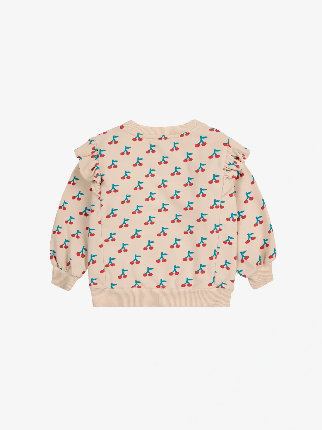 lmdi collection Sudadera estampado y detalle de volantes Cherry Bobo Choses Venta caliente