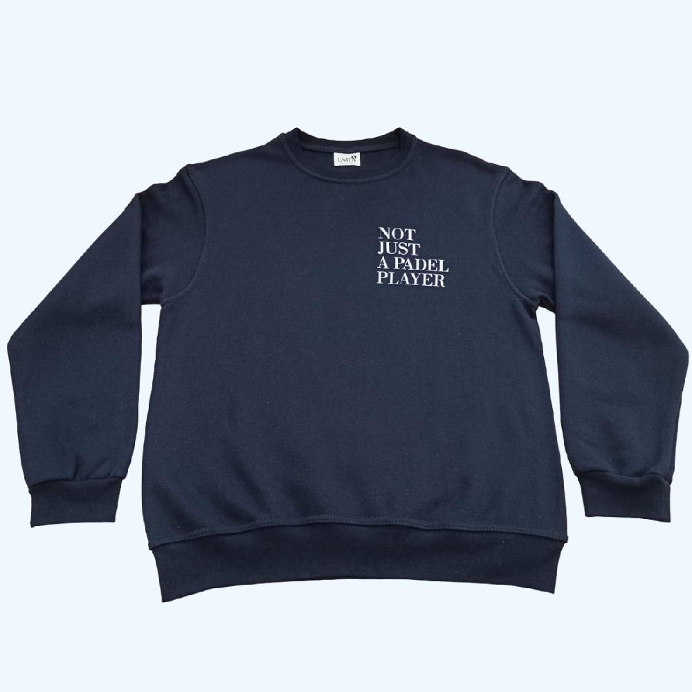 lmdi collection Sudadera Edición Limitada ‘Not just a pádel player’ marino/blanco LMDI Collection Tienda