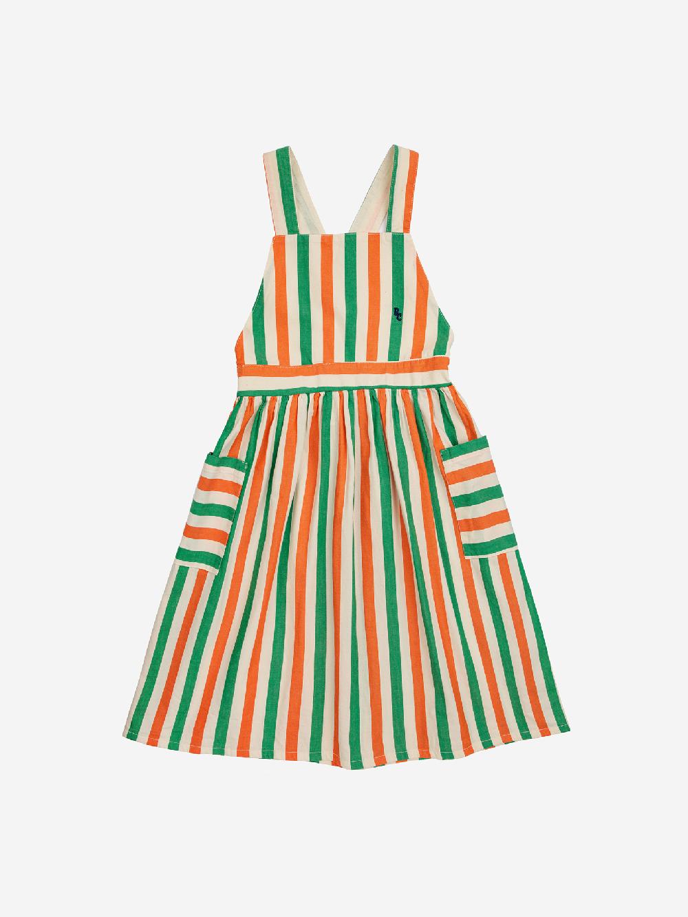 lmdi collection Vertical Stripes woven dress Solo hoy
