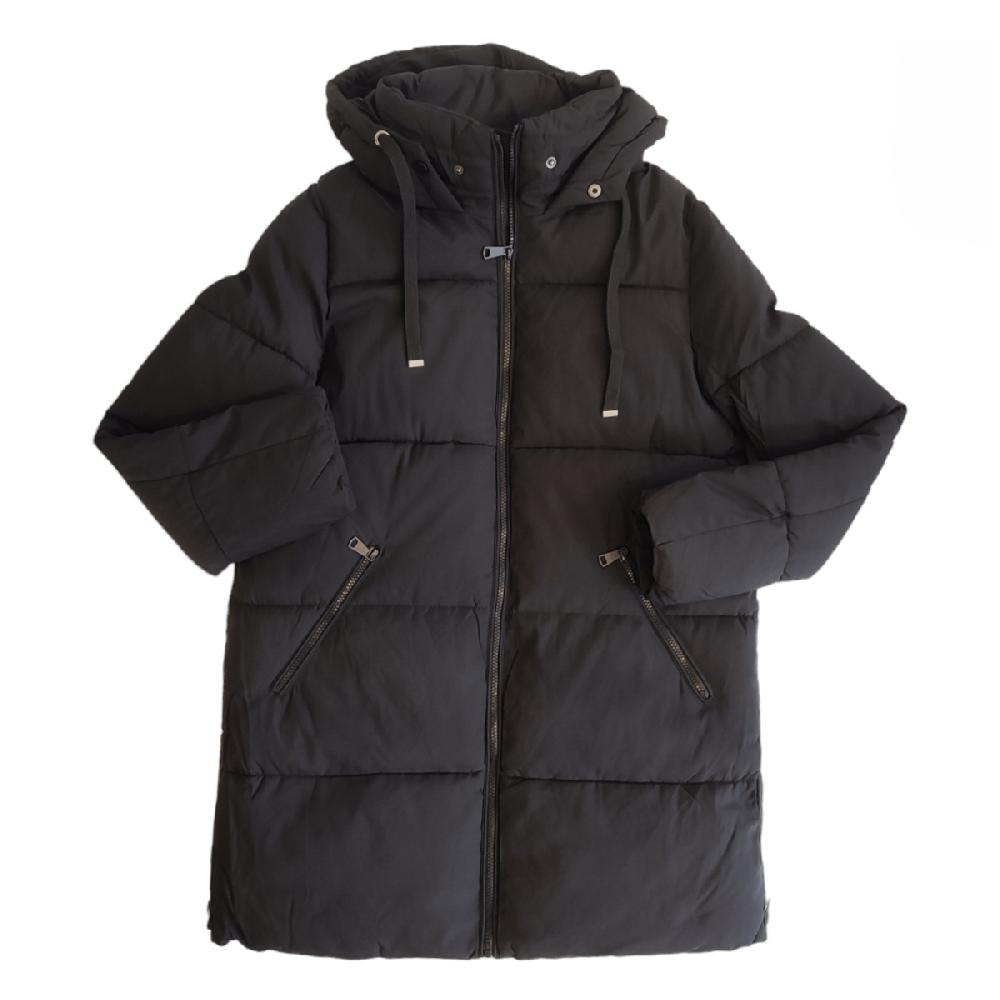 lmdi collection Abrigo Acolchado Negro En línea