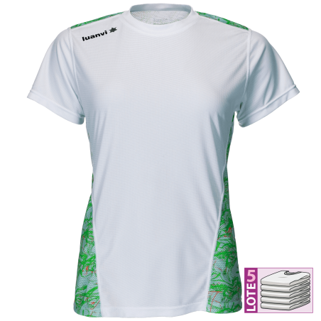 luanvi Luanvi lote 5 camisetas técnicas mujer manga corta nocaut fantasy: luanvi.com: ropa deportiva online Envío gratis