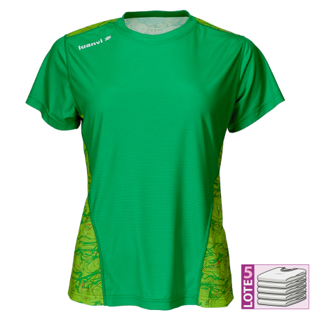 luanvi Luanvi lote 5 camisetas técnicas mujer manga corta nocaut fantasy: luanvi.com: ropa deportiva online Envío gratis