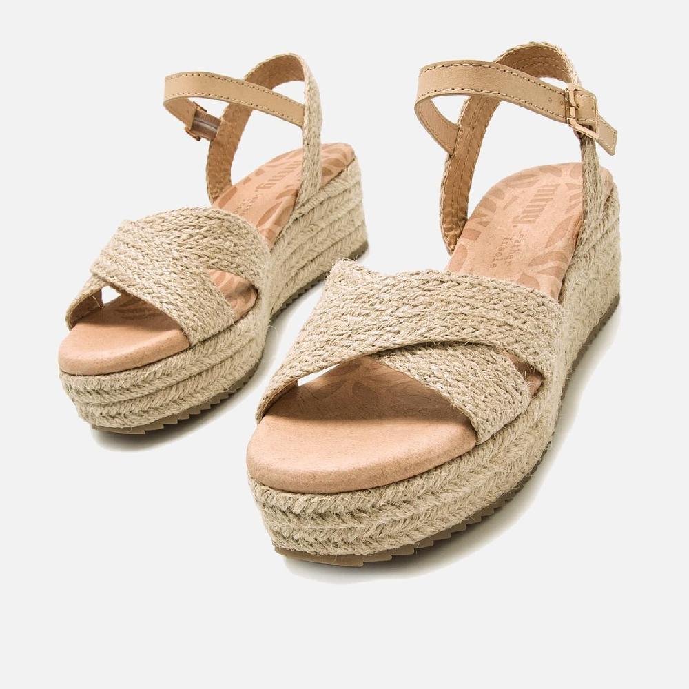 ﻿mtng Compra LITA beige 59630 Mujer Calzado Sandalias De CuñA Último día