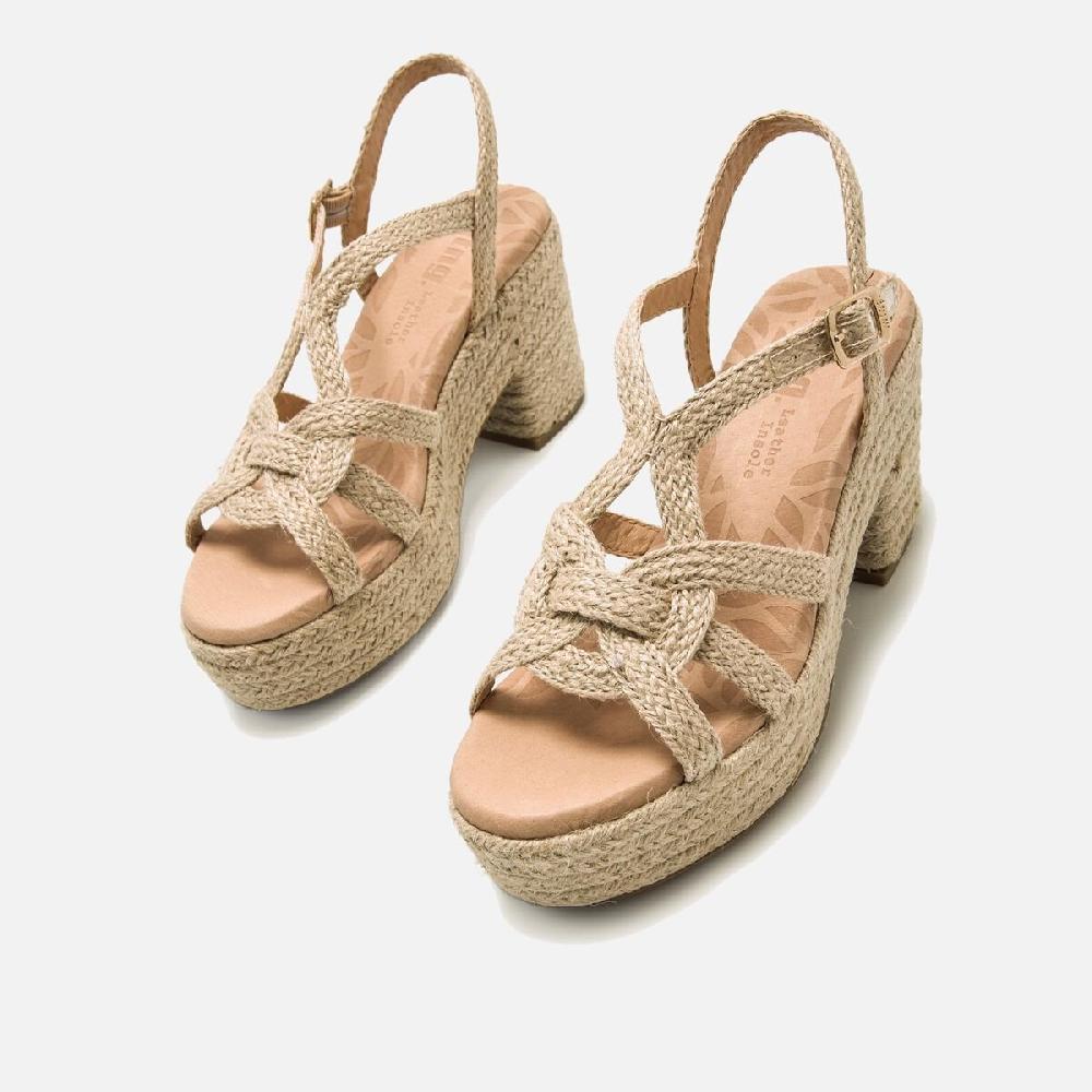 ﻿mtng Compra COURTNEY beige 60369 Mujer Calzado Sandalias De TacóN Precio de fábrica