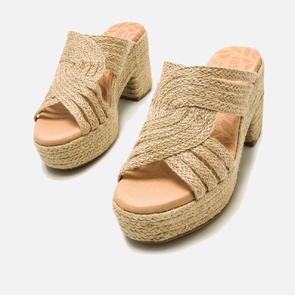 ﻿mtng Compra COURTNEY beige 60368 Mujer Calzado Sandalias De TacóN Grandes descuentos