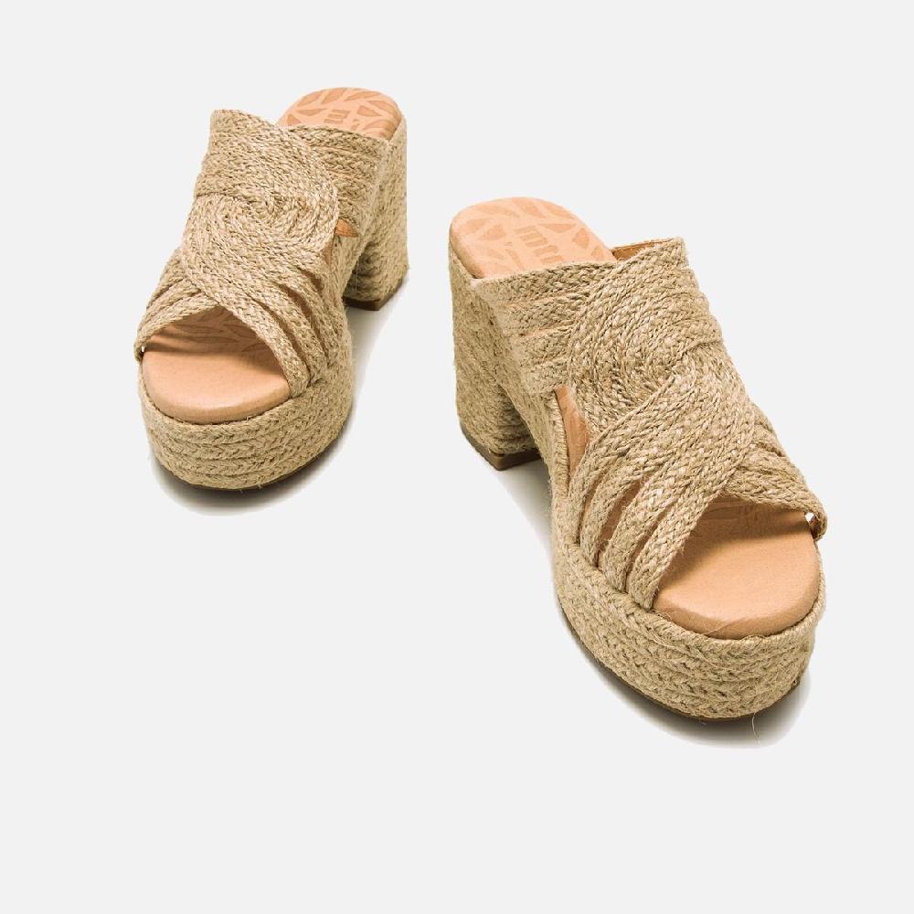 ﻿mtng Compra COURTNEY beige 60368 Mujer Calzado Sandalias De TacóN Grandes descuentos