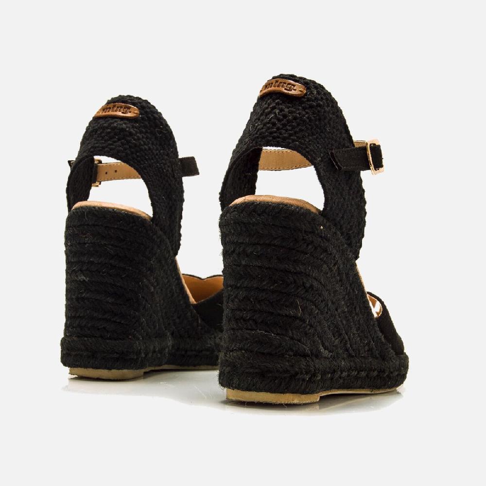 ﻿mtng Compra LOUISA negro 60259 Mujer Calzado Sandalias De CuñA Descuento por venta flash