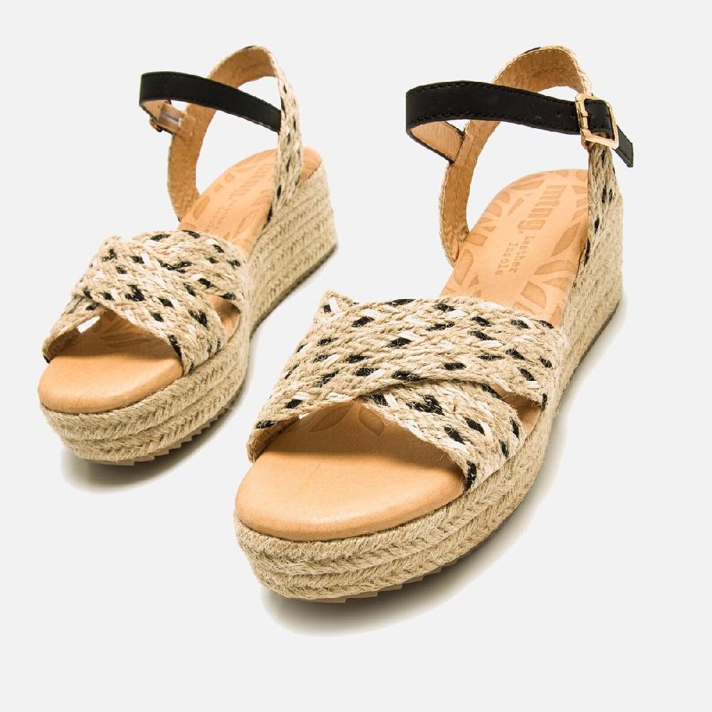 ﻿mtng Compra LITA negro 59632 Mujer Calzado Sandalias De CuñA Rebajas de fin de temporada