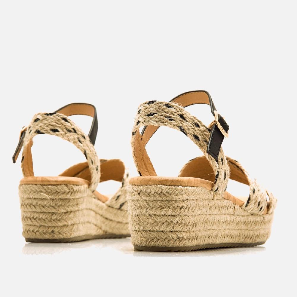 ﻿mtng Compra LITA negro 59632 Mujer Calzado Sandalias De CuñA Rebajas de fin de temporada