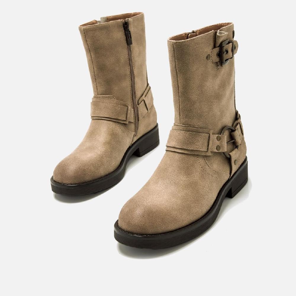 ﻿mtng Compra BRUNA beige 59619 Mujer Calzado Botines Planos Promoción por tiempo limitado
