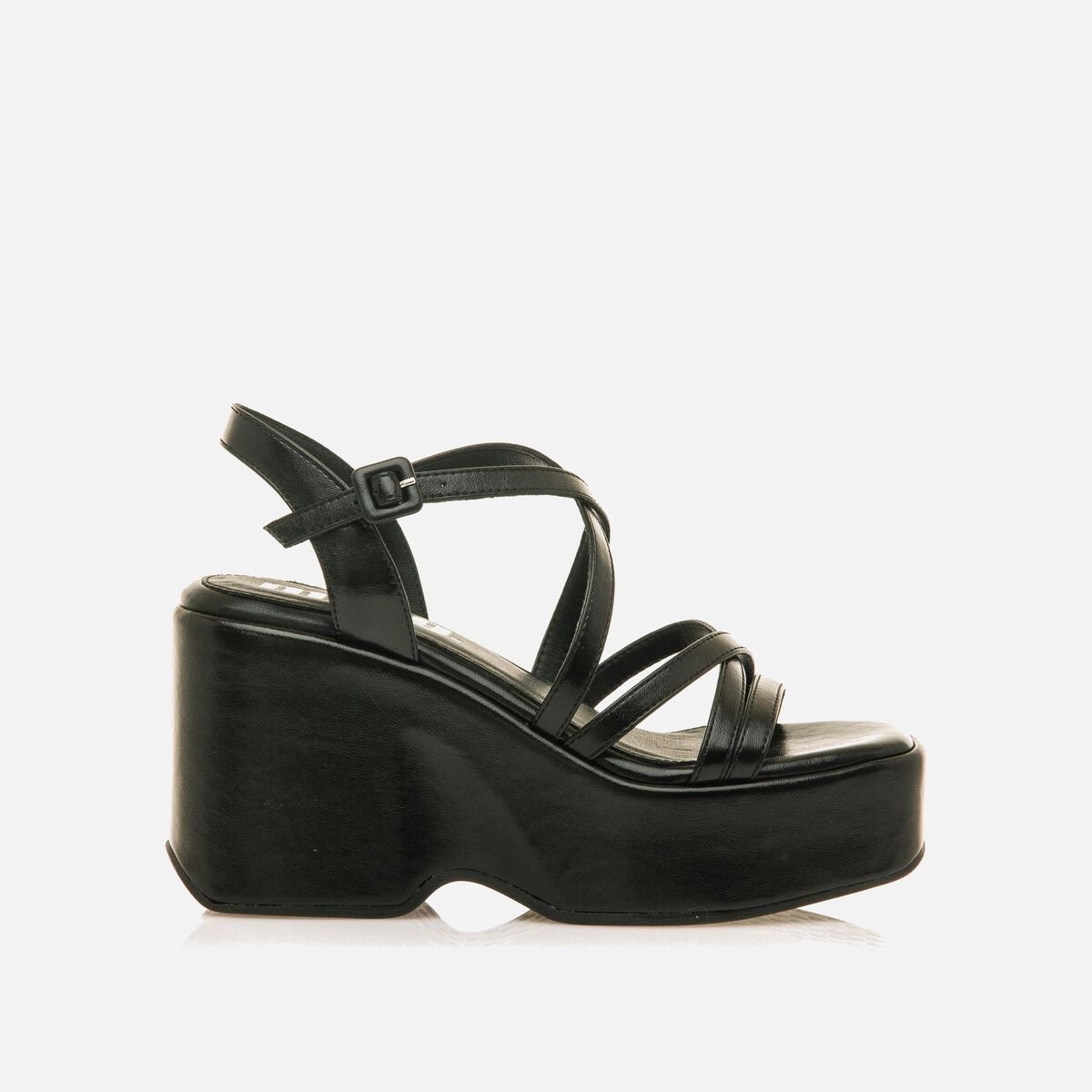 ﻿mtng Compra LIZZY negro 57014 Mujer Calzado Sandalias De CuñA