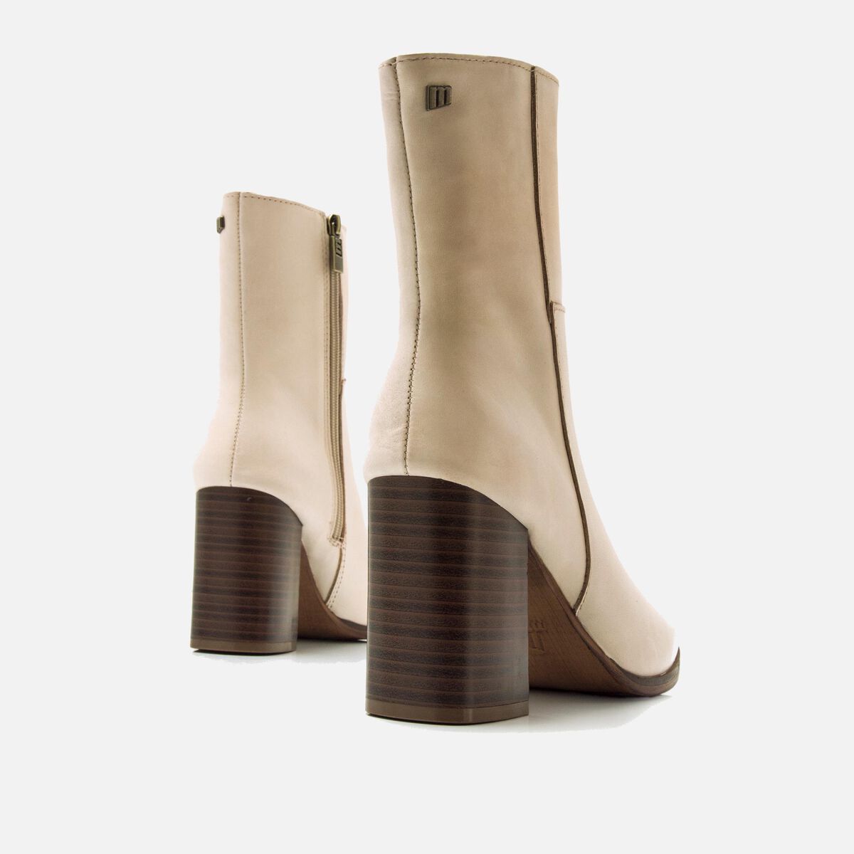 ﻿mtng Compra PORTO beige 58648 Mujer Calzado Botines De TacóN Ahorra y exporta