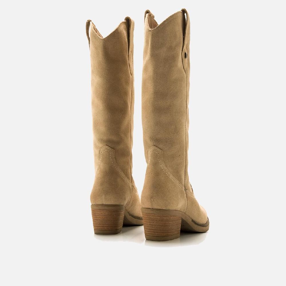 ﻿mtng Compra TEO beige 57422 Mujer Calzado Botas De TacóN Ofertas de temporada