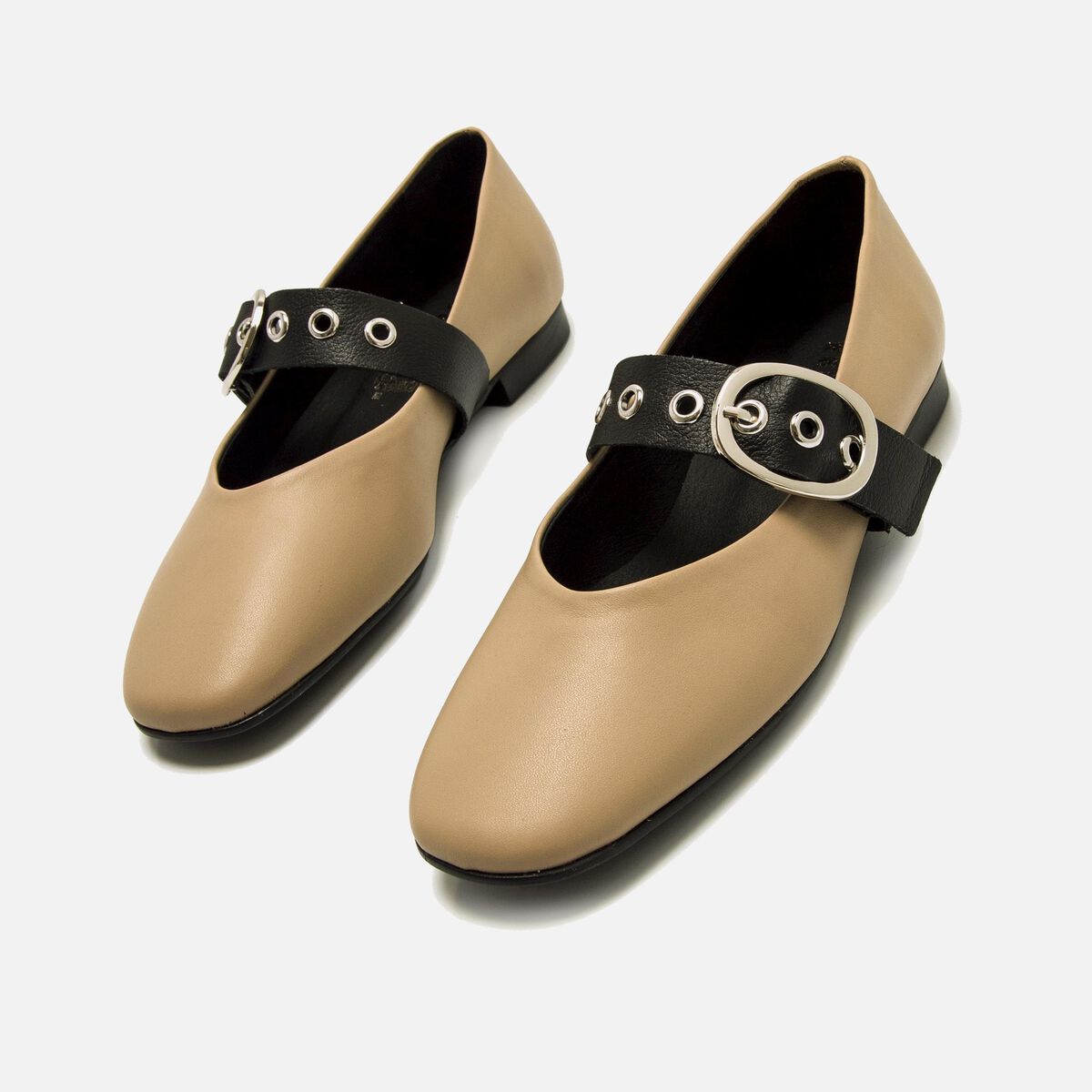 ﻿mtng Compra CAMILLE beige 60134 Mujer Calzado Zapatos Planos Último día