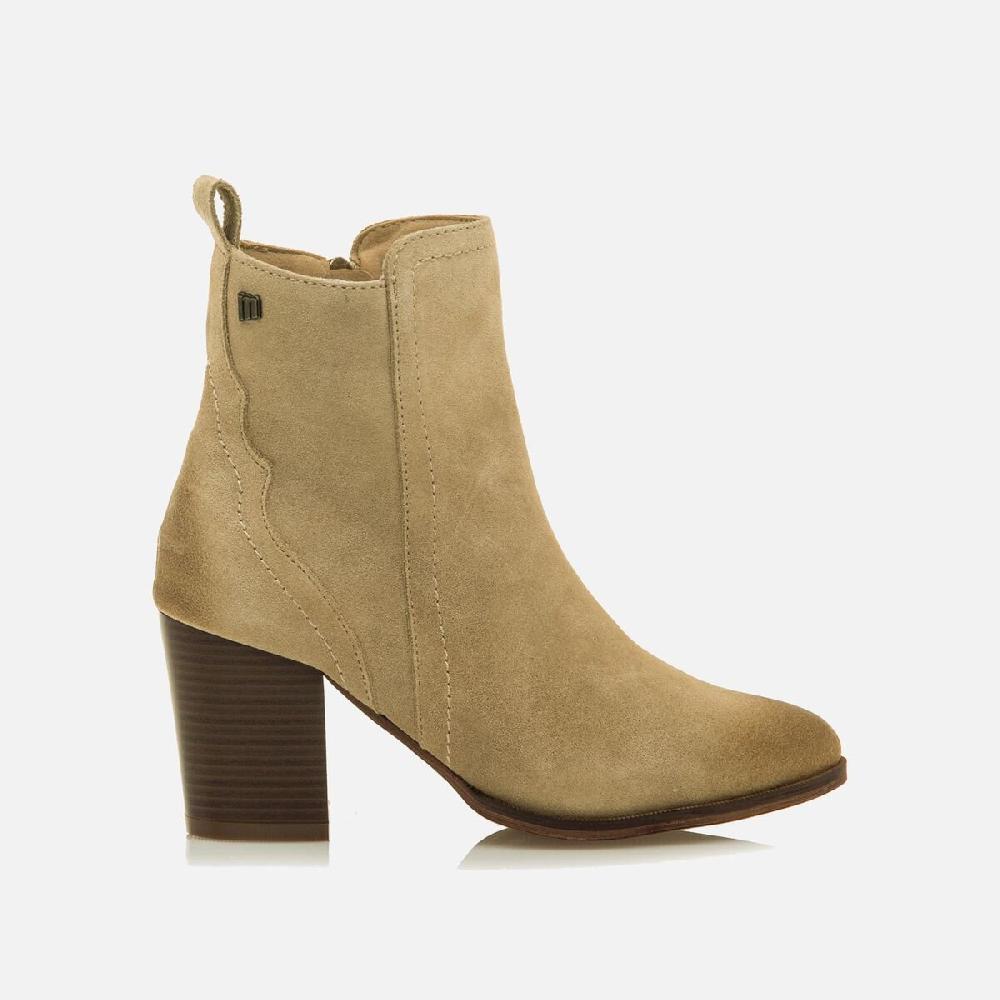﻿mtng Compra JOLIE beige 59454 Mujer Calzado Botines De TacóN
