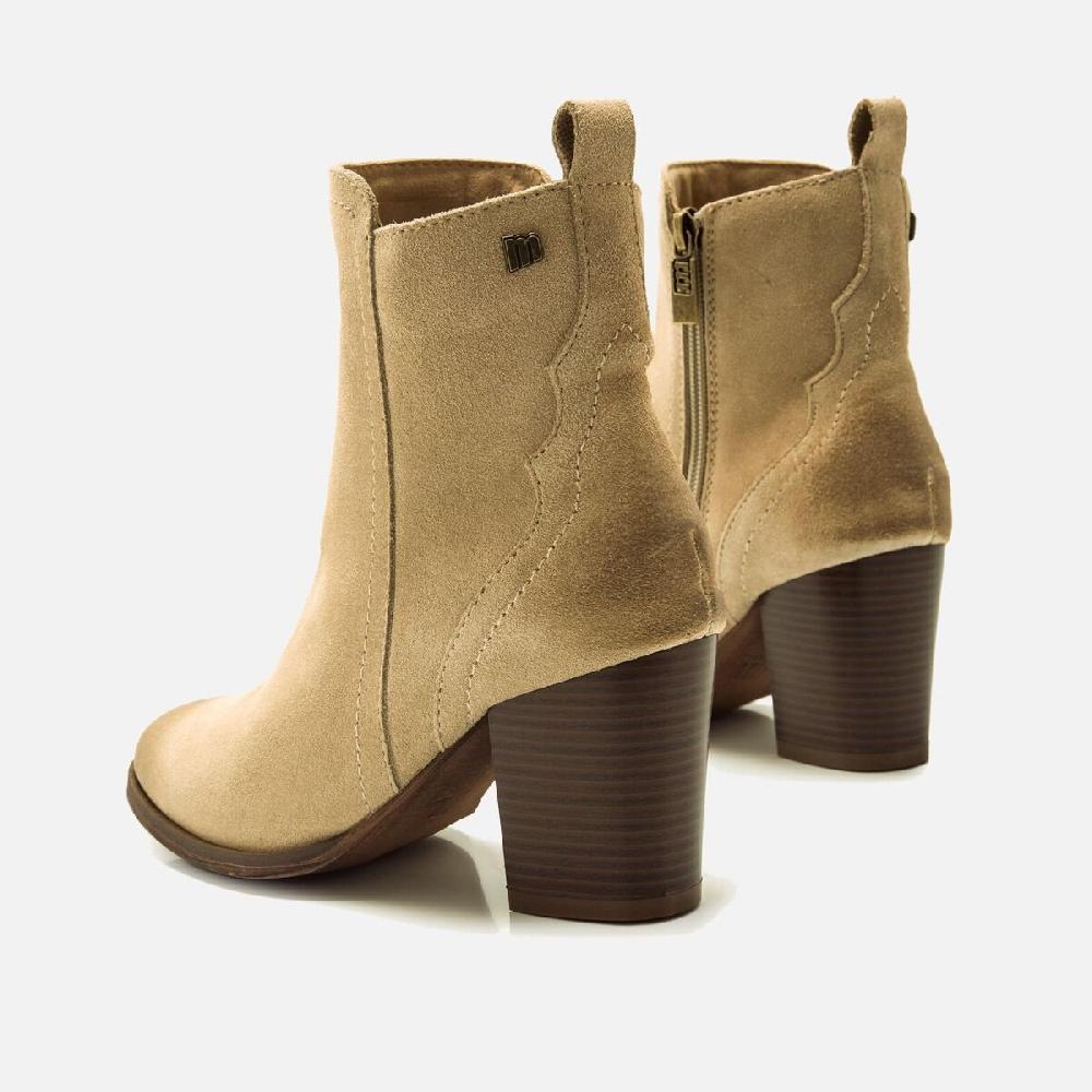 ﻿mtng Compra JOLIE beige 59454 Mujer Calzado Botines De TacóN Envío internacional gratuito