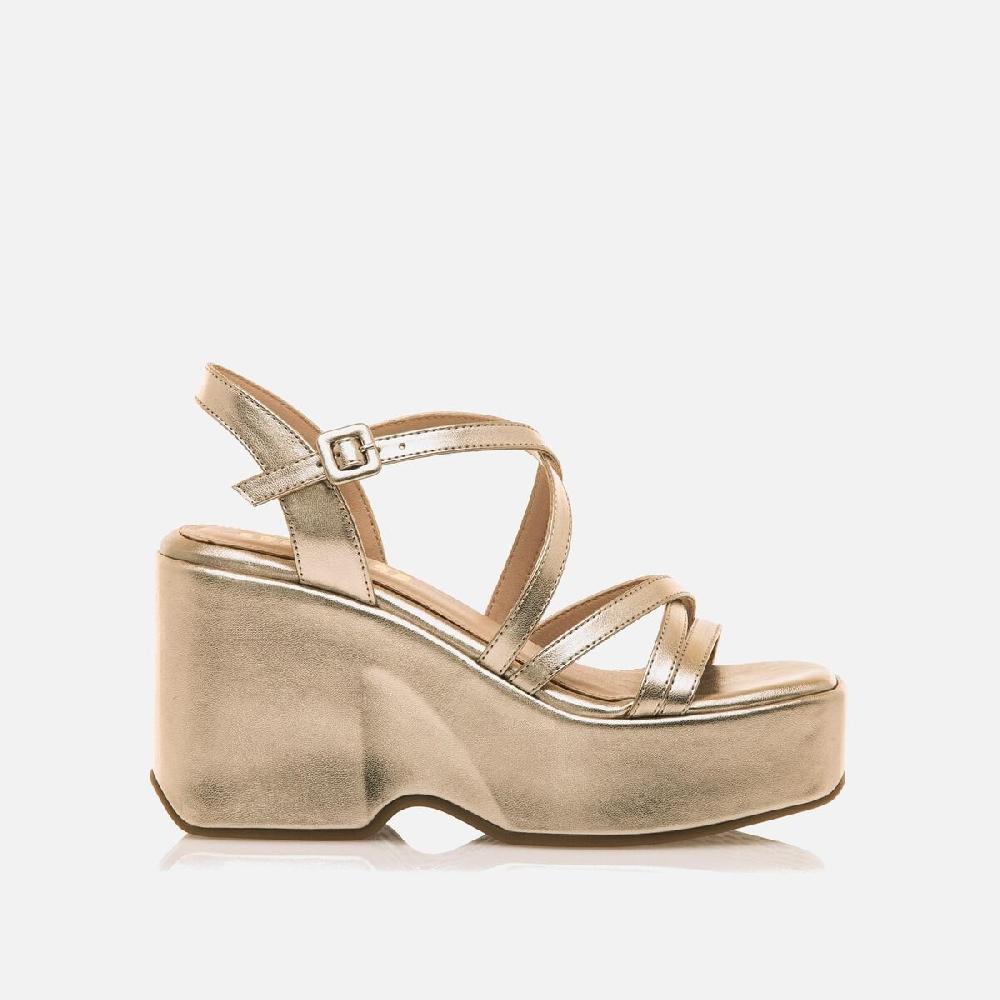 ﻿mtng Compra LIZZY oro 57011 Mujer Calzado Sandalias De CuñA