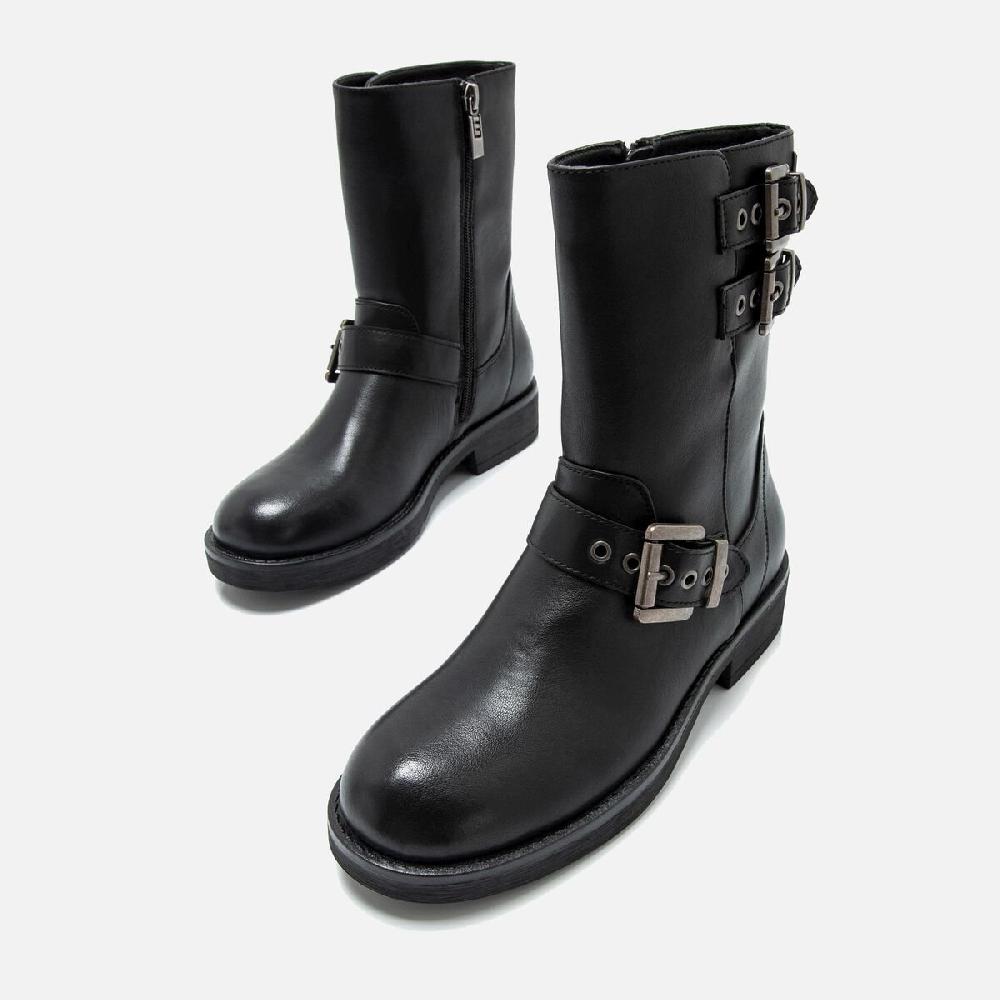 ﻿mtng Compra BRUNA negro 58220 Mujer Calzado Botines Planos Grandes ahorros