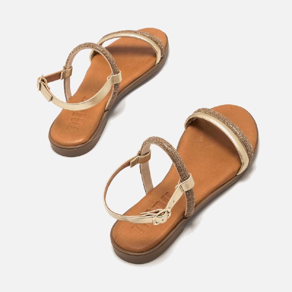 ﻿mtng Compra MARIA oro 59432 Mujer Calzado Sandalias Planas Solo hoy