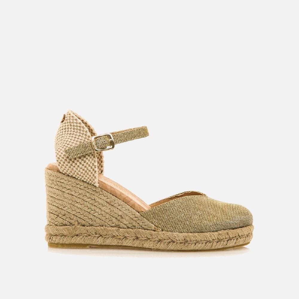 ﻿mtng Compra LOUISA oro 60254 Mujer Calzado Sandalias De CuñA
