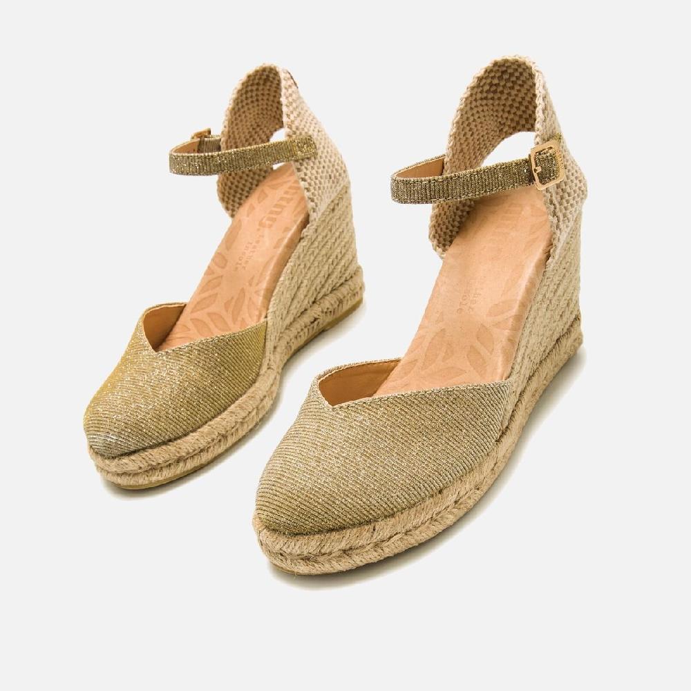 ﻿mtng Compra LOUISA oro 60254 Mujer Calzado Sandalias De CuñA Promoción trimestral