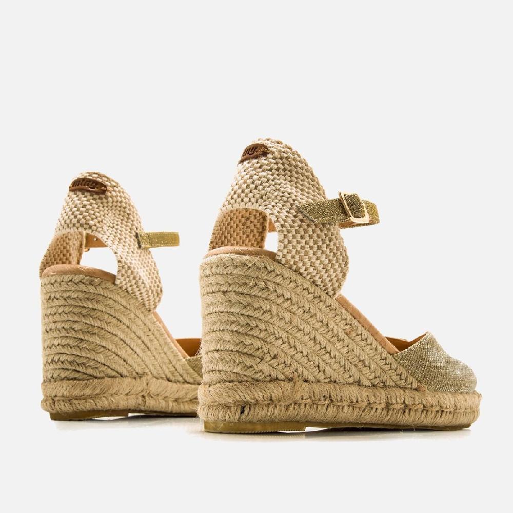 ﻿mtng Compra LOUISA oro 60254 Mujer Calzado Sandalias De CuñA Promoción trimestral