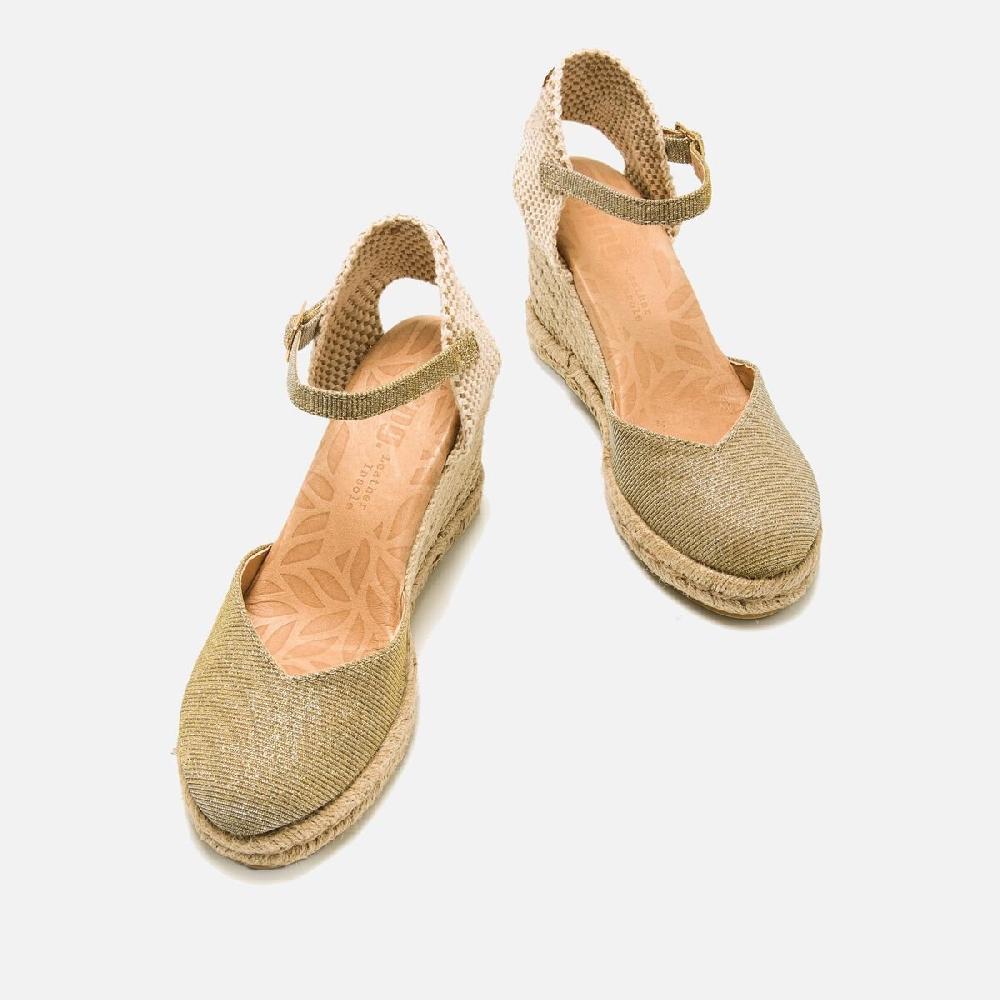 ﻿mtng Compra LOUISA oro 60254 Mujer Calzado Sandalias De CuñA Promoción trimestral