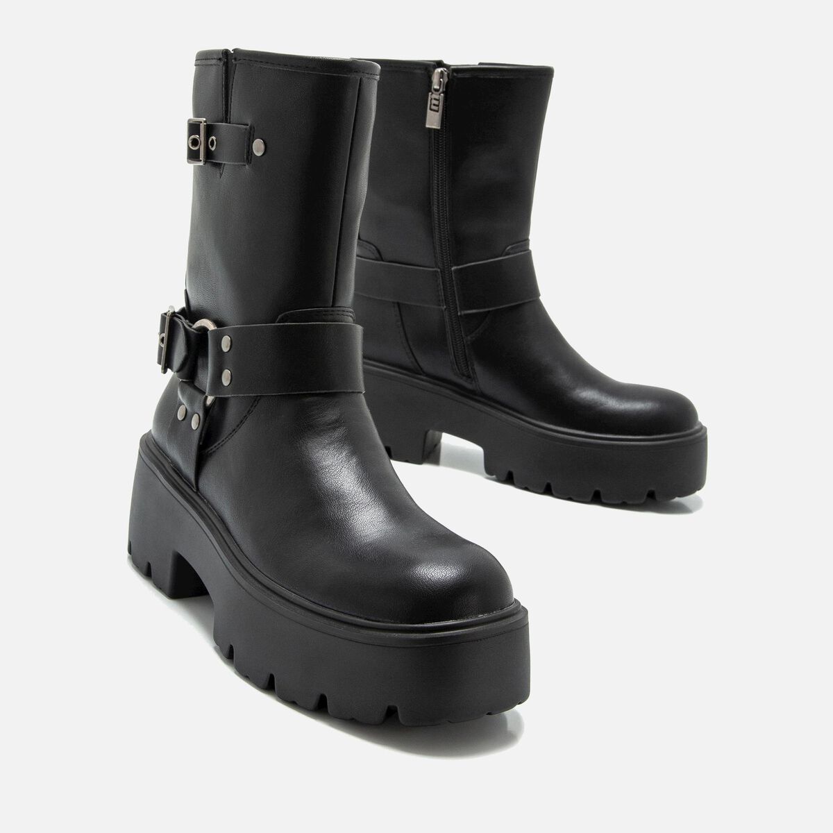 ﻿mtng Compra RAIN negro 58358 Mujer Calzado Botines Planos Ventas relámpago