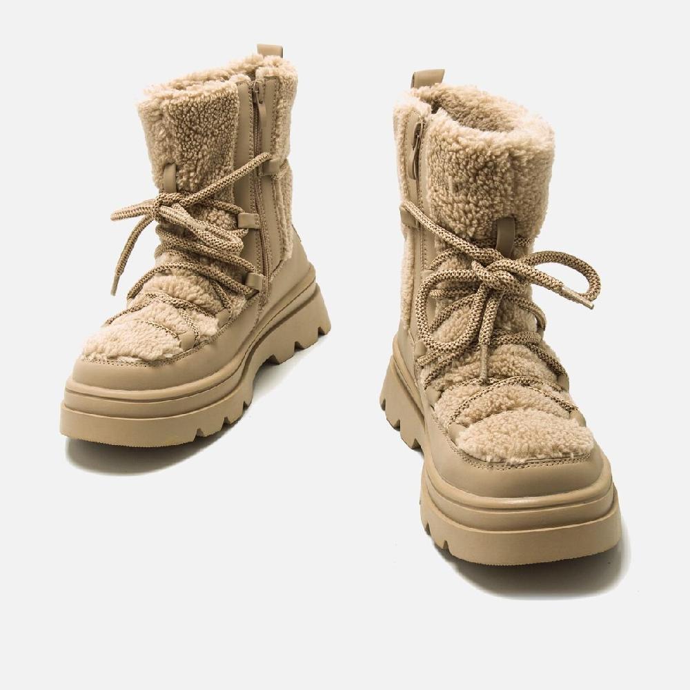 ﻿mtng Compra VALIRA beige 59638 Mujer Calzado Botines Planos COMPRAR AHORA