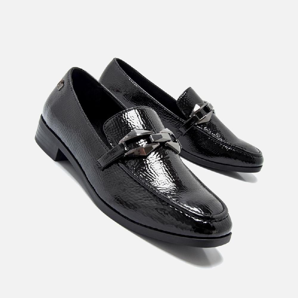 ﻿mtng Compra MAIORI negro 57851 Mujer Calzado Zapatos Planos Precio de fábrica