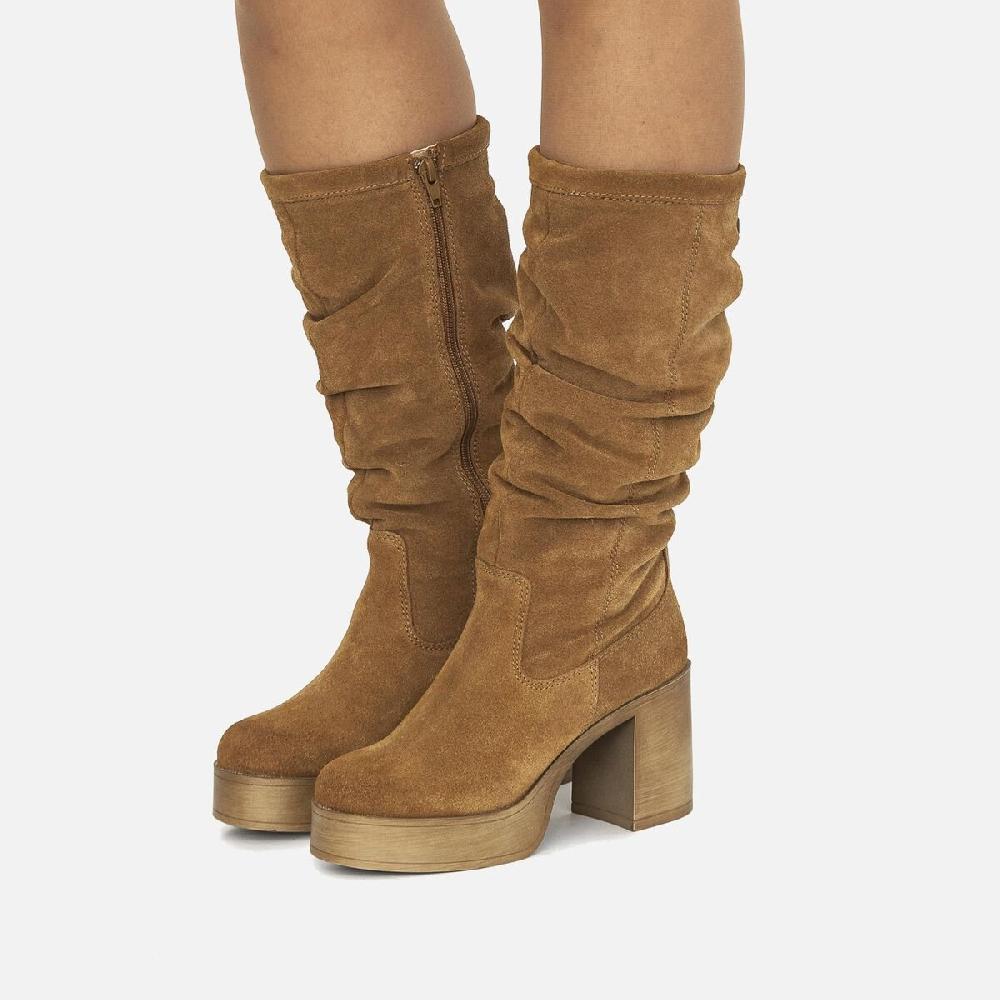 ﻿mtng Compra SIXTIES marron 54934 Mujer Calzado Botas De TacóN Promoción por tiempo limitado