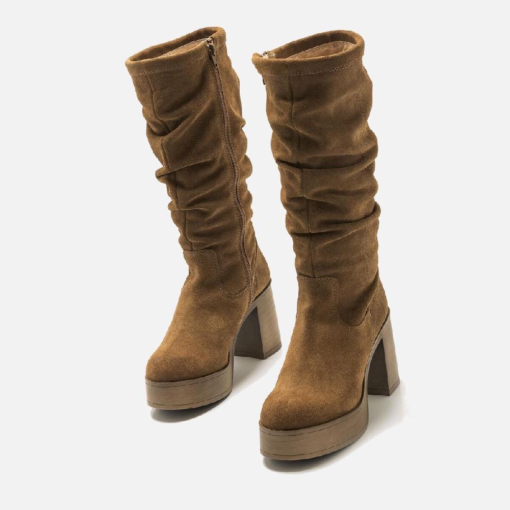 ﻿mtng Compra SIXTIES marron 54934 Mujer Calzado Botas De TacóN Promoción por tiempo limitado