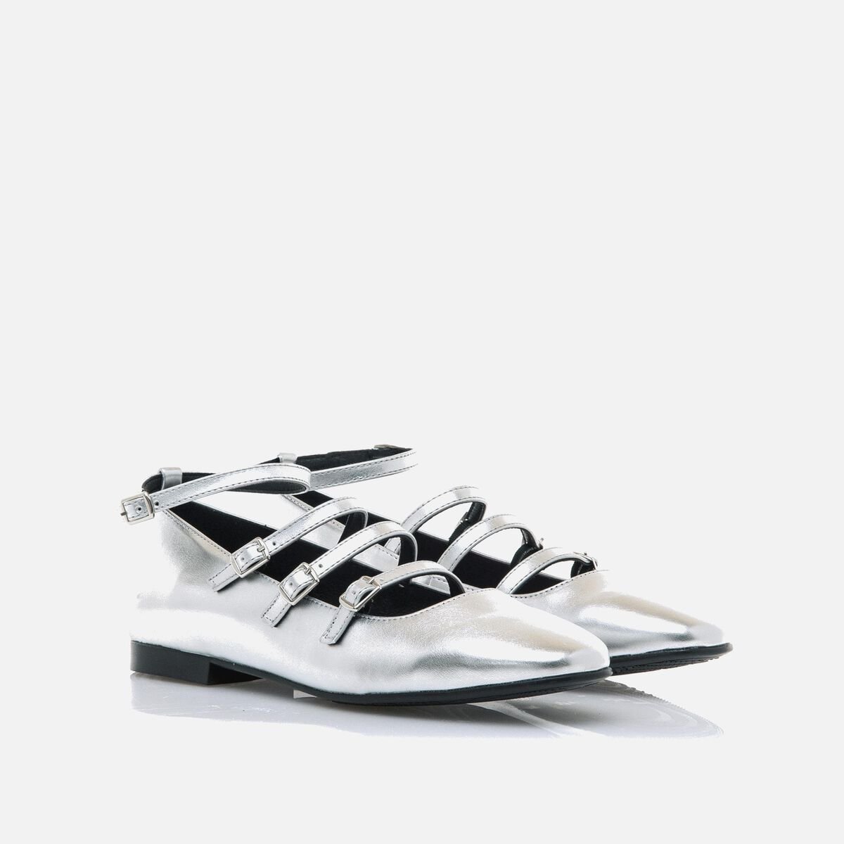 ﻿mtng Compra CAMILLE plata 57689 Mujer Calzado Zapatos Planos Oferta especial de fábrica