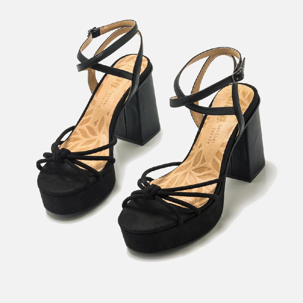 ﻿mtng Compra SINDY negro 54747 Mujer Calzado Sandalias De TacóN Superdescuento