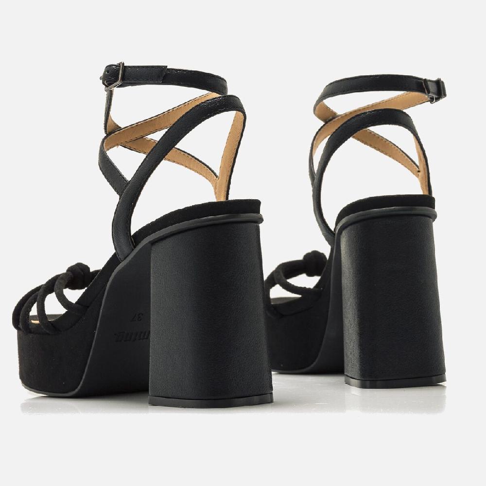 ﻿mtng Compra SINDY negro 54747 Mujer Calzado Sandalias De TacóN Superdescuento