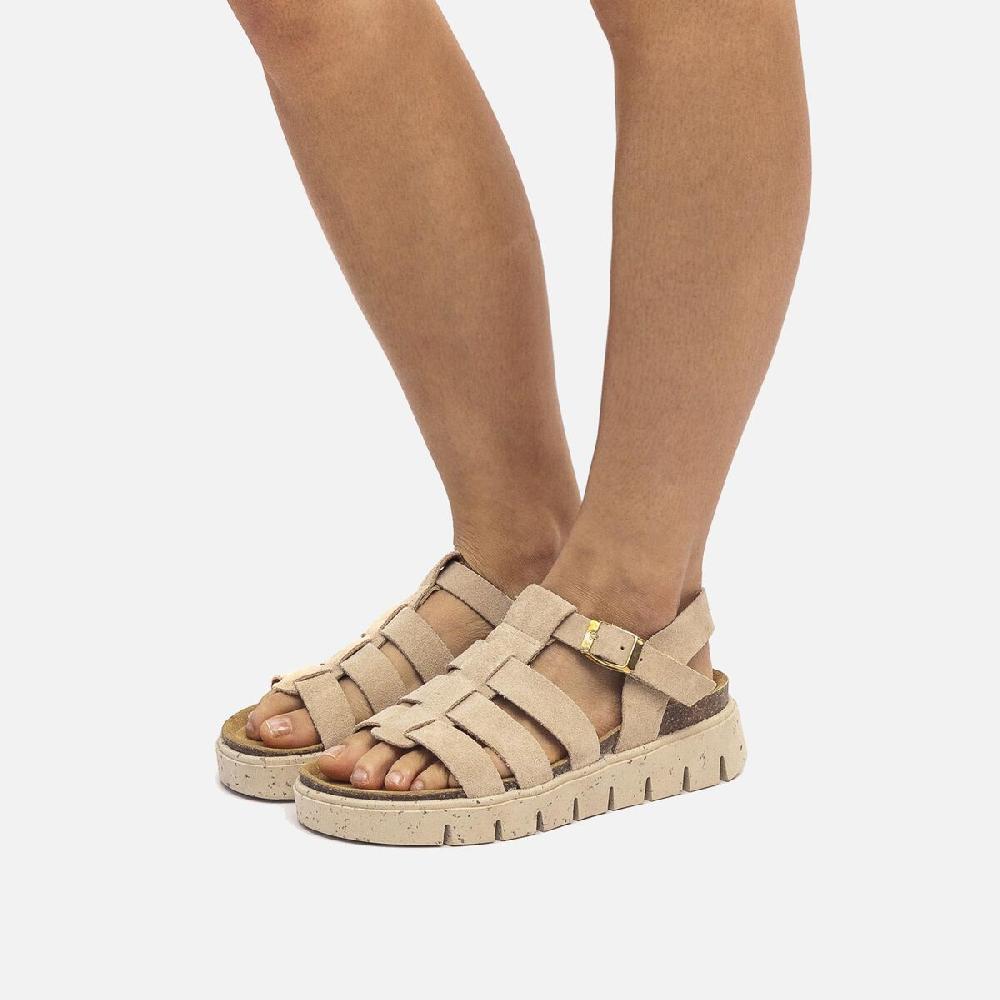 ﻿mtng Compra LION beige 54856 Mujer Calzado Sandalias Planas Grandes descuentos