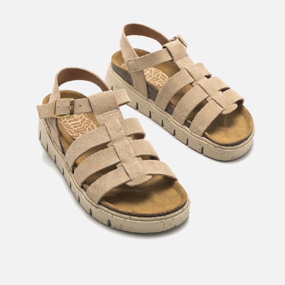 ﻿mtng Compra LION beige 54856 Mujer Calzado Sandalias Planas Grandes descuentos