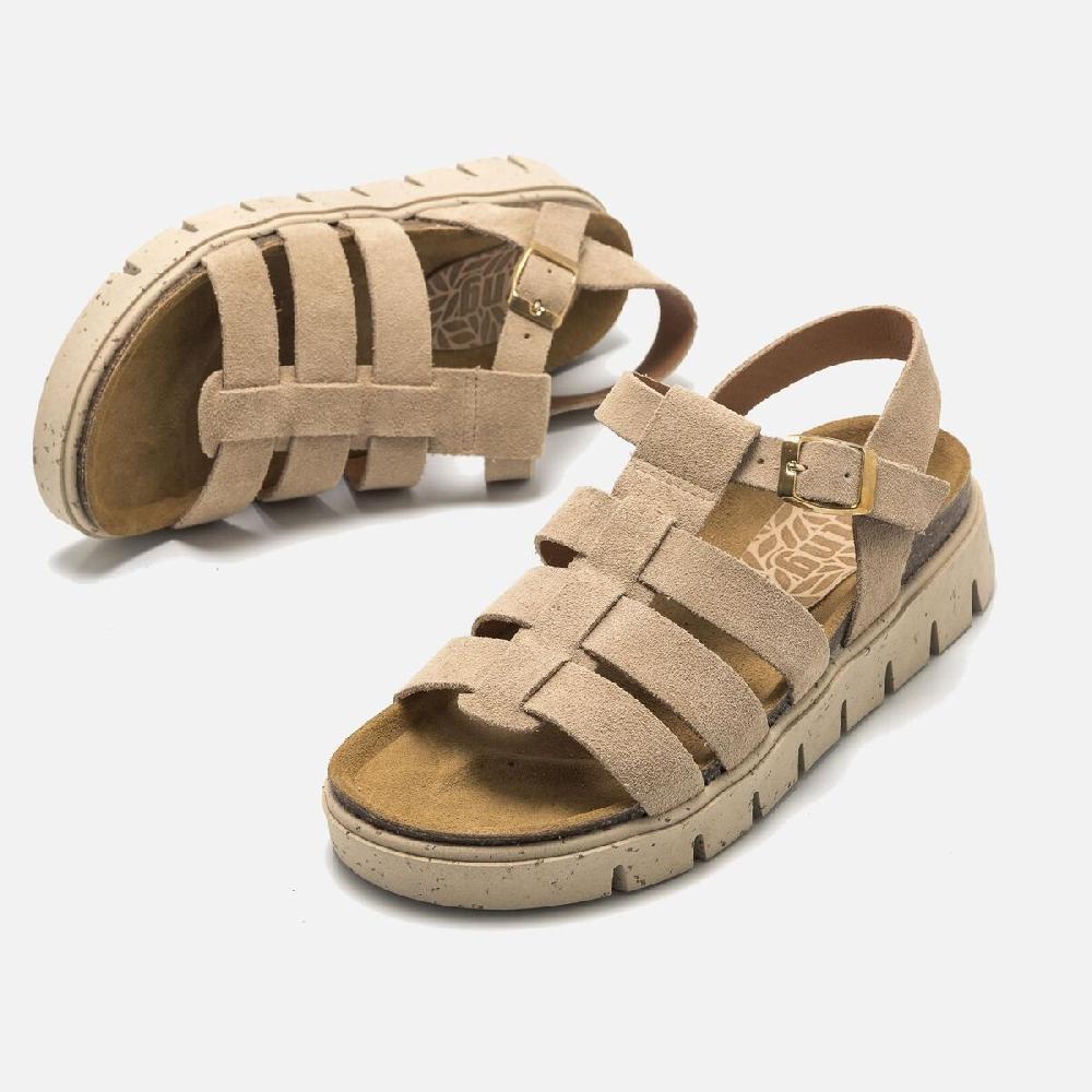 ﻿mtng Compra LION beige 54856 Mujer Calzado Sandalias Planas Grandes descuentos