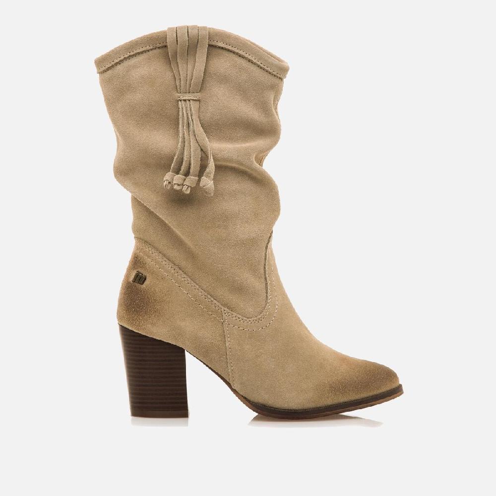 ﻿mtng Compra JOLIE beige 59463 Mujer Calzado Botines De TacóN Limitado a 3 días