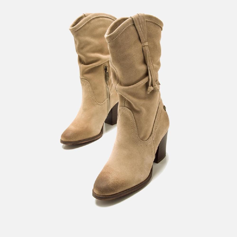 ﻿mtng Compra JOLIE beige 59463 Mujer Calzado Botines De TacóN Limitado a 3 días