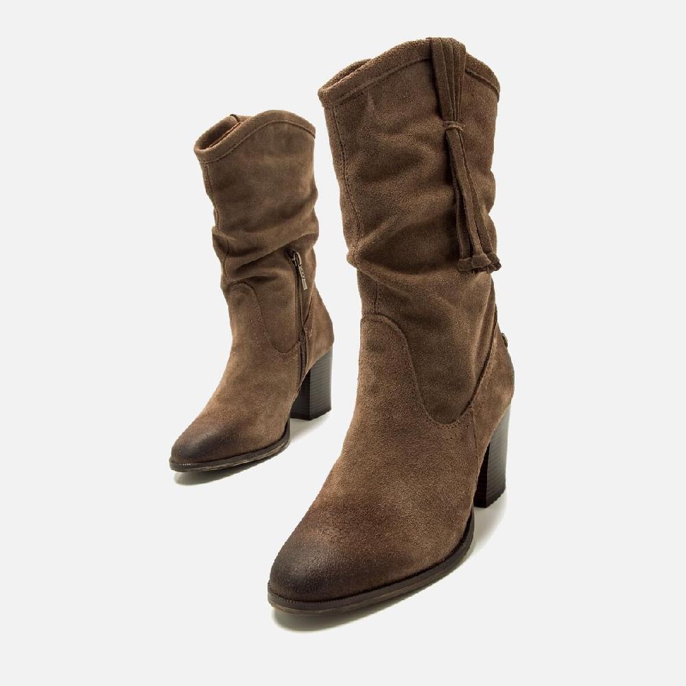 ﻿mtng Compra JOLIE marron 59464 Mujer Calzado Botines De TacóN Grandes ahorros